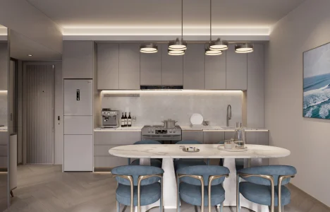 Santorini Residences - KITCHEN 厨房正视角 - 7