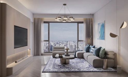Santorini Residences - LIVING ROOM客厅 - 10